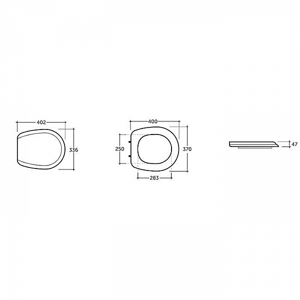 Сиденье для унитаза Керамин Гранд МС с крышкой