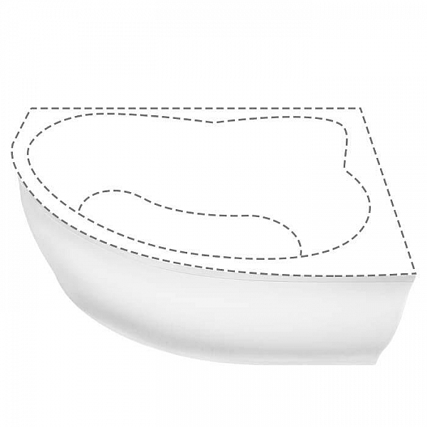 Экран под ванну ВентоСпа Nika 1.6*1.05 м белый