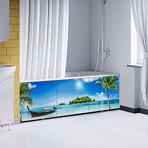 Экран под ванну Comfort Alumin 3D 1.5 м пляж. Изображение - 1