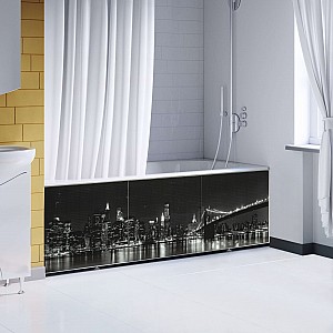 Экран под ванну Comfort Alumin 3D 1.7 м ночной город. Изображение - 1