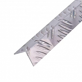 Алюминиевый уголок Пилот Про 25*25*1000 мм рифленый