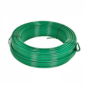 Проволока 2.4 мм Belzabor стальная с полимерным покрытием зеленая