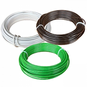 Проволока 2.4 мм Belzabor стальная с полимерным покрытием зеленая. Изображение - 1