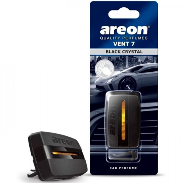Ароматизатор воздуха Areon Vent 7 Black Crystal ARE-V708 на дефлектор 4.5 мл