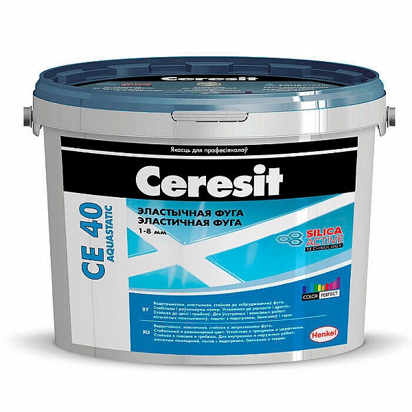 Фуга Ceresit CE 40 aquastatic №14 платина 2 кг