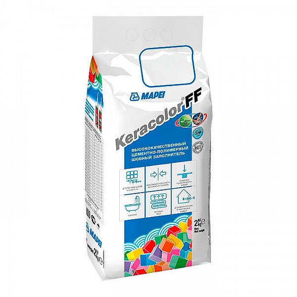 Фуга Mapei Keracolor FF 100 белый 2 кг