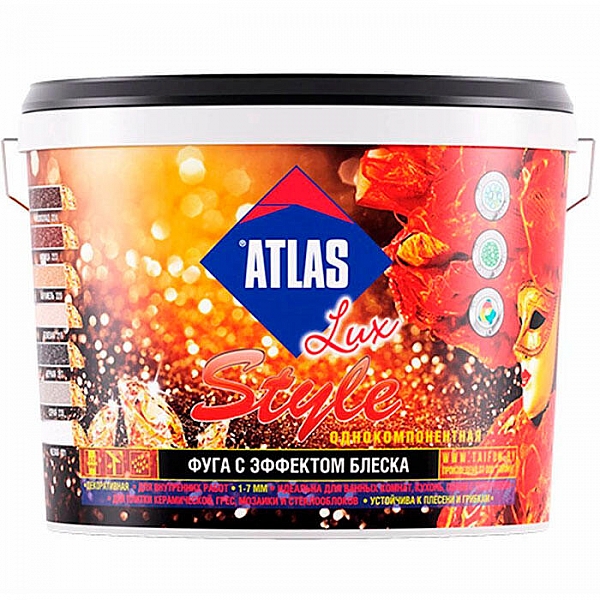 Фуга Тайфун Atlas Люкс Style №001 белая 2 кг