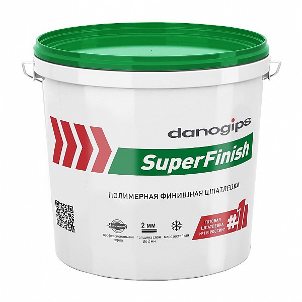 Шпатлевка Danogips SuperFinish финишная 18.1 кг