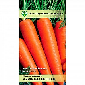Морковь Красный великан столовая МинскСортСемОвощ 1.5 г