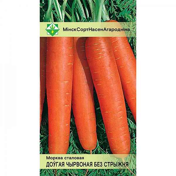 Морковь Длинная красная без сердцевины столовая МинскСортСемОвощ 1.5 г