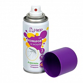 Аэрозоль от комаров и мошек Help Цитрус 80536 репеллентный 75 мл