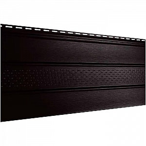 Софит Ю-Пласт Pro Темно-коричневый с частичной перфорацией 3 м