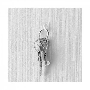 Крючки Aviora 302-203 самоклеящиеся для ключей (6 шт + 8 самоклеющихся полосок) 2.8*2 см. Изображение - 1