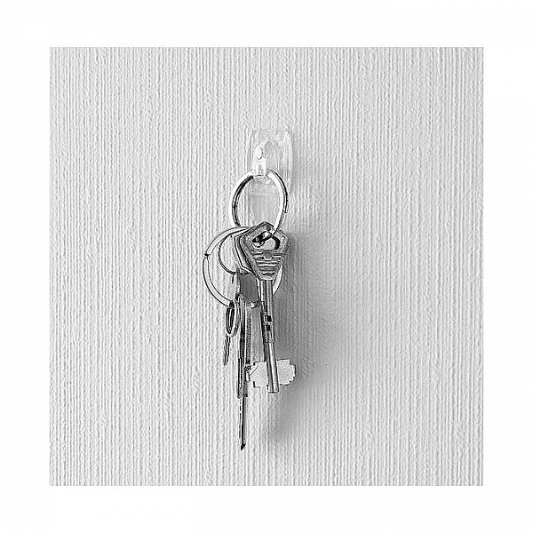 Крючки Aviora 302-203 самоклеящиеся для ключей (6 шт + 8 самоклеющихся полосок) 2.8*2 см
