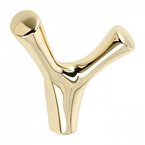 Крючок мебельный GTV Torna WZ-TORNA-03 двойной золото