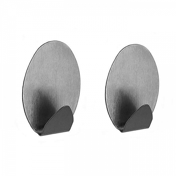 Крючок Bisk Trendy 05704 самоклеящийся овал 2 шт