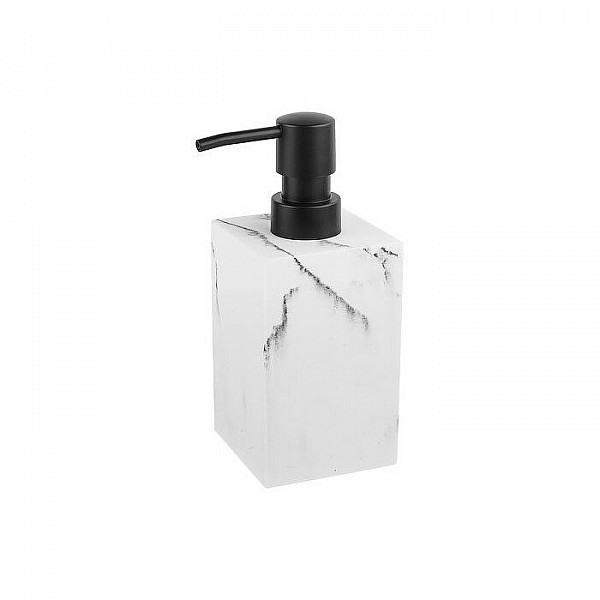 Дозатор для жидкого мыла Perfecto linea Marble 35-000001 белый
