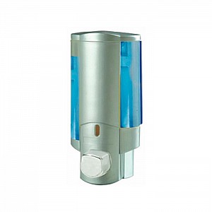 Дозатор для жидкого мыла Ledeme L407 пластиковый одинарный серебристый