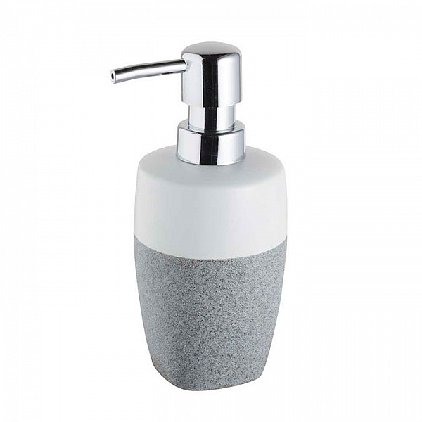 Дозатор для жидкого мыла Bisk Stone 06310 серый