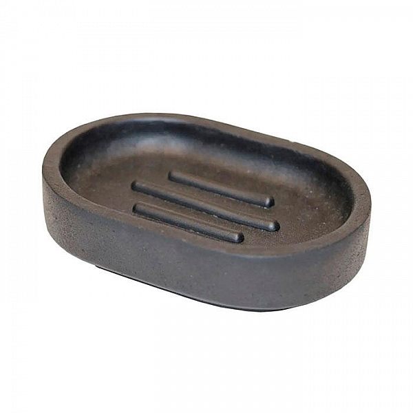 Подставка для мыла Total black BCM0011AA-SD код 252015 бетон