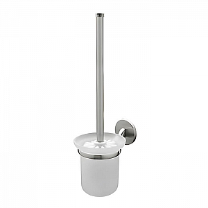 Ершик для унитаза настенный Bisk Virginia 72088 матовое стекло