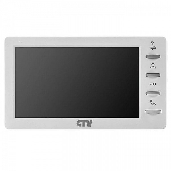 Монитор видеодомофона CTV-M1701 Plus W с кнопочным управлением