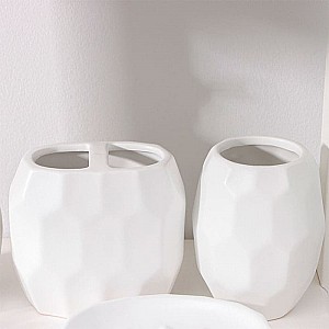 Набор аксессуаров для ванной комнаты керамический Олимп 4 предмета. Изображение - 2