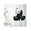 Штора для ванной комнаты Tropikhome Woman in Black без колец 180*200 см