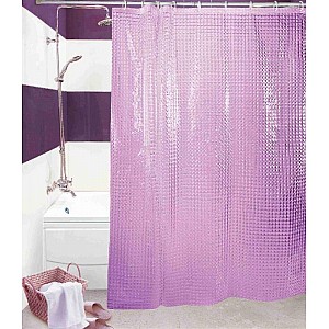 Штора для ванной комнаты Shower Curtain 3D арт.630 180*180 см фиолетовый