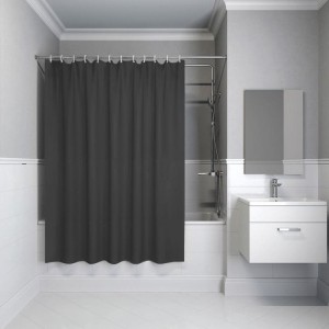 Штора для ванной комнаты Iddis Promo P03PE18i11 200*180 см темно-серый
