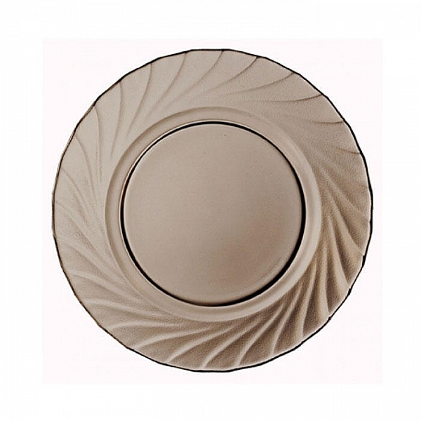 Тарелка мелкая Luminarc Ocean Eclipse L5078 код 024155 стеклянная 24 см