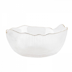 Салатник Nouvelle Home Frost stripe 9950310 700 мл стекло белый