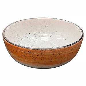 Салатница Белхудожкерамика 7037/3-24 22с39-3 сорт 2 оранжевая 1 л