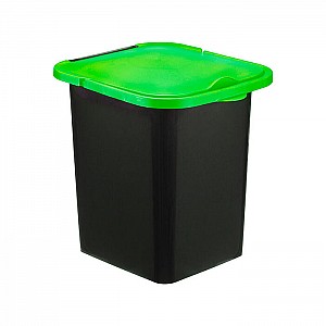 Контейнер для мусора 18 л Idea Пуро ярко-зеленый