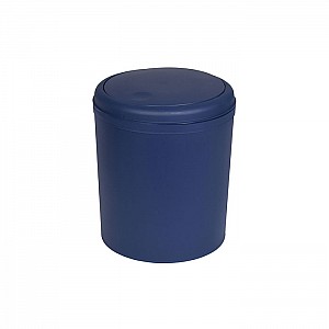 Ведро для мусора 5 л Bisk 08343 пластиковое темно-синее