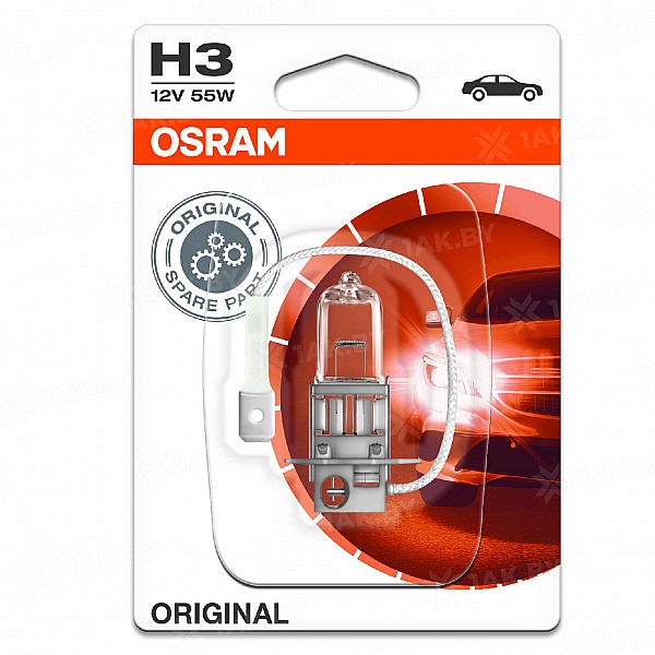 Автолампа Osram 64151-01B (H3) 55W 12V P22S 10XBLI1DKBR