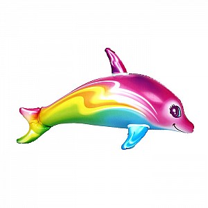 Игрушка надувная SilaPro Дельфин ПВХ 82 см