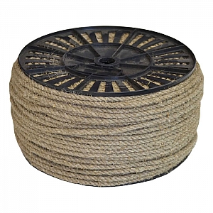 Веревка льняная крученая D6 мм Truenergy 12526