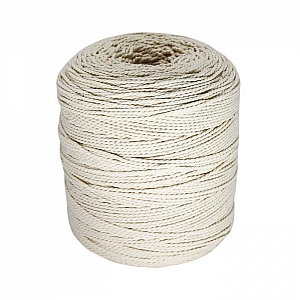 Нить хлопковая крученая двухпрядная D2 мм Truenergy 12598 500 м