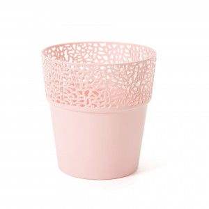 Кашпо Lamela Rosa LA655-67 код 676552 11.5 см пластмассовое розовое