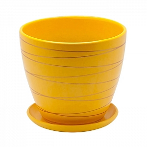 Кашпо Белхудожкерамика 2592/1-24 6с139/1.2 сорт 1 с подставкой 1.4 л