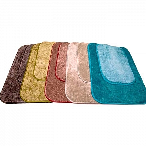 Комплект ковриков для ванной комнаты Не мелочи жизни в ассортименте 60*80 см 40*60 см