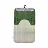 Комплект ковриков для ванной комнаты Callavi Highmono 6561 2 шт 50*80 и 40*50 см чайное дерево