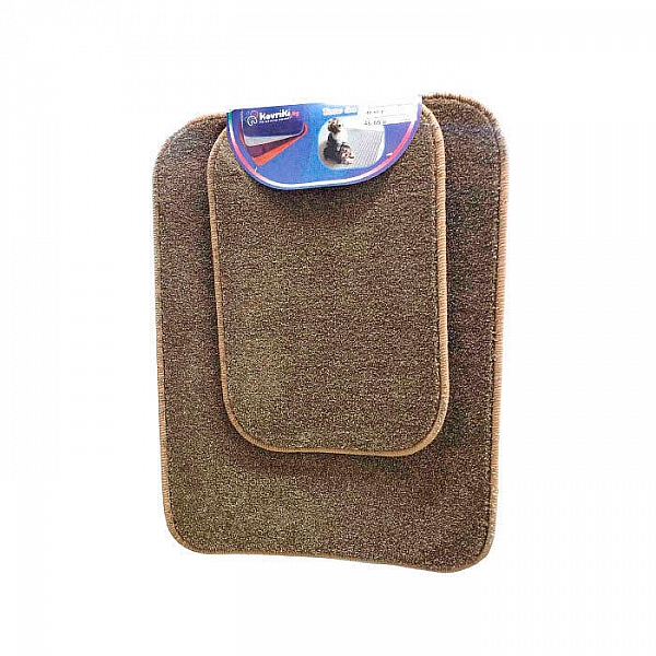 Комплект ковриков для ванной комнаты Не мелочи жизни! ЕАН-13 универсальных мохнатых 60*80 см 40*60 см