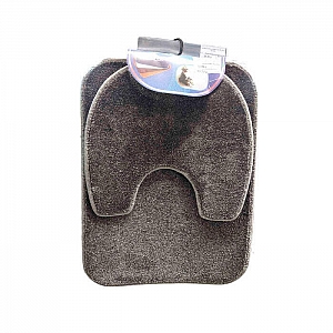 Комплект ковриков для ванной комнаты мохнатый расцветка в ассортименте