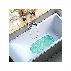 Коврик для ванной комнаты Вилина Морская галька 6805-mix 36*69 см из литого пвх на присосках микс. Изображение - 3