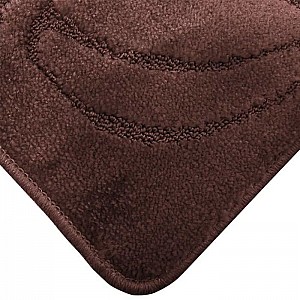 Набор ковриков для ванной комнаты Maximus Flora 2518-brown-flora 60*100 см 50*60 см. Изображение - 1