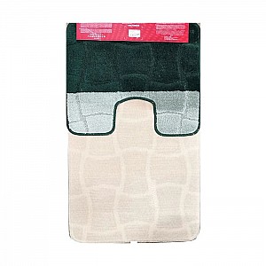 Набор ковриков для ванной комнаты Maximus Sariyer 2536 hunter-зеленый 60*100 см 50*60 см. Изображение - 1