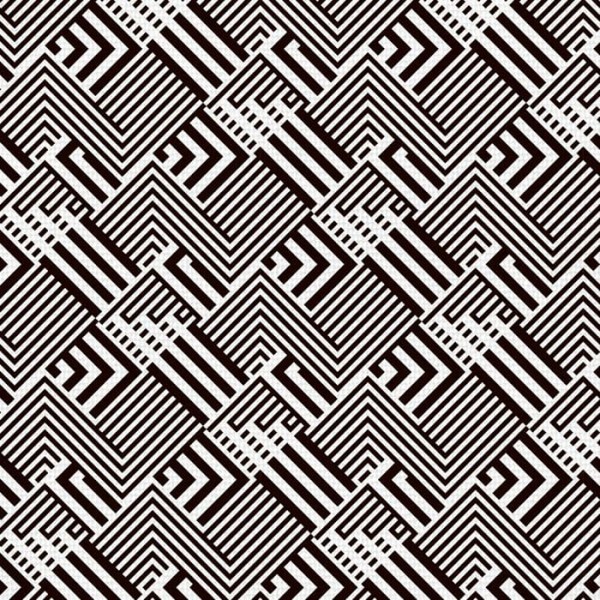 Коврик напольный из вспененного ПВХ Вилина Геометрия черная 7107-geometry-black 65*100 см