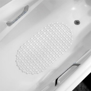 Коврик для ванной комнаты Вилина Комфорт 7061-white антискользящий пвх белый 36*65 см. Изображение - 1